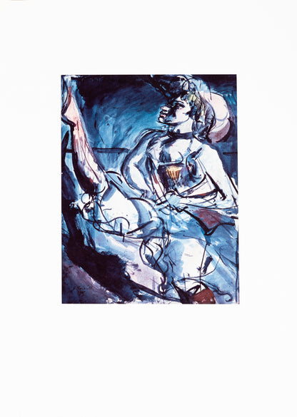 Georges ROUAULT : La Danseuse de cabaret - Lithographie signée