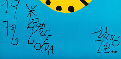 Joan MIRO : Galeria Gaspar 1973 - Affiche en lithographie originale signée