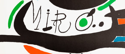 Joan MIRO : Osaka - Miro au Japon - Affiche en Lithographie originale signée