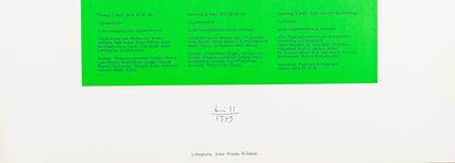 Max BILL : AMRISWILER ORGELTAGE - Lithographie originale signée