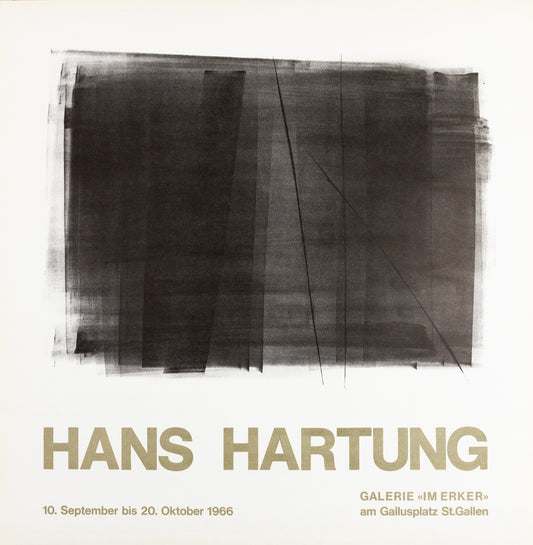 Hans HARTUNG : Composition abstraite - Lithographie originale
