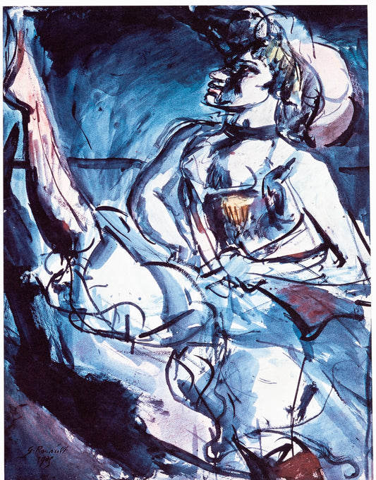 Georges ROUAULT : La Danseuse de cabaret - Lithographie signée