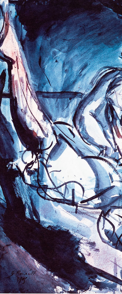 Georges ROUAULT : La Danseuse de cabaret - Lithographie signée