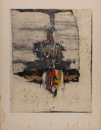 Johnny FRIEDLAENDER : Composition - Gravure originale signée