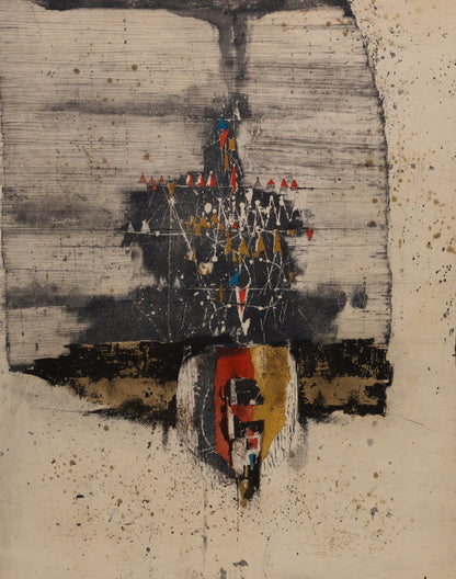 Johnny FRIEDLAENDER : Composition - Gravure originale signée