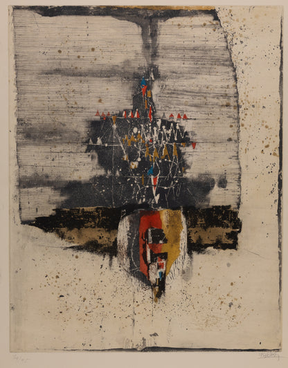 Johnny FRIEDLAENDER : Composition - Gravure originale signée