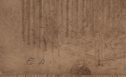 Johnny FRIEDLAENDER : Composition orange - Lithographie originale signée