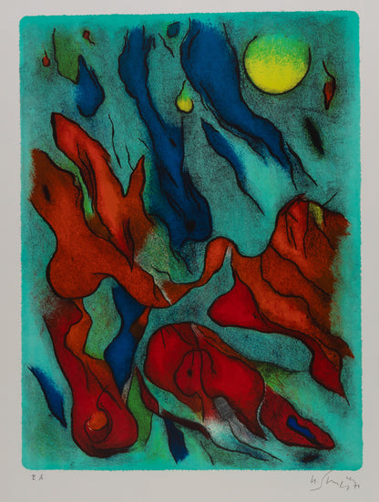 Gustave SINGIER : Envol - Lithographie originale signée