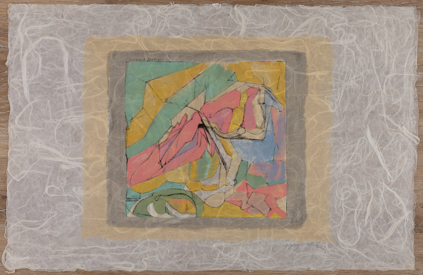 Jacques VILLON : Composition - Lithographie originale signée