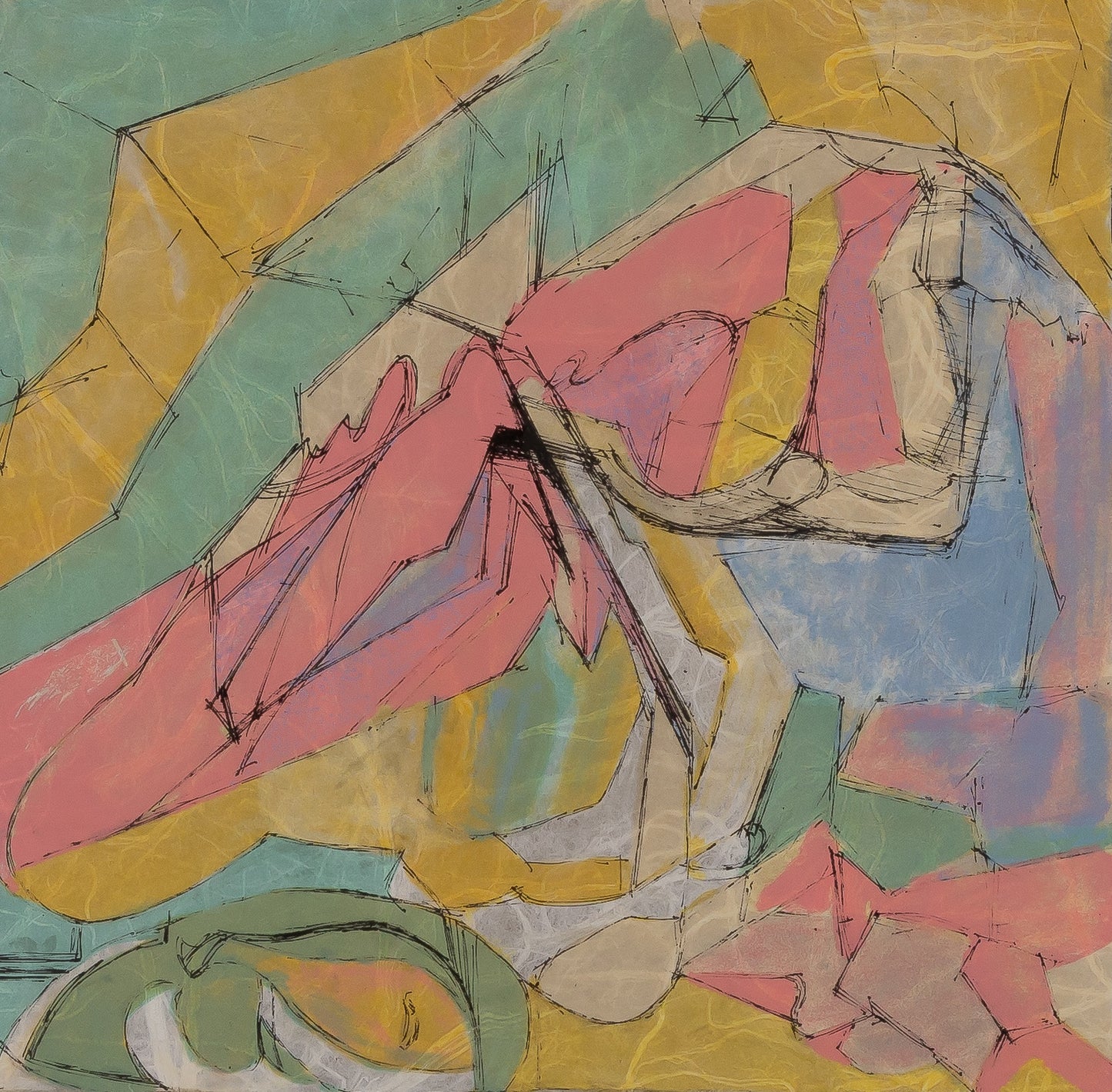 Jacques VILLON : Composition - Lithographie originale signée