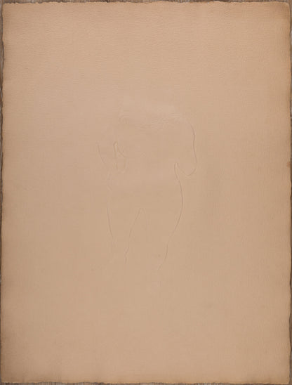 Antoniucci VOLTI : Femme au repos - Gaufrage original