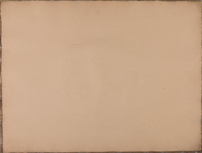 Antoniucci VOLTI : Femme allongée - Gaufrage original