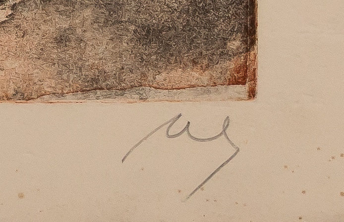 Aramis NEY : Composition abstraite - Lithographie originale signée
