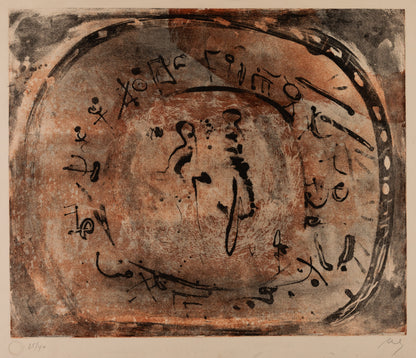 Aramis NEY : Composition abstraite - Lithographie originale signée
