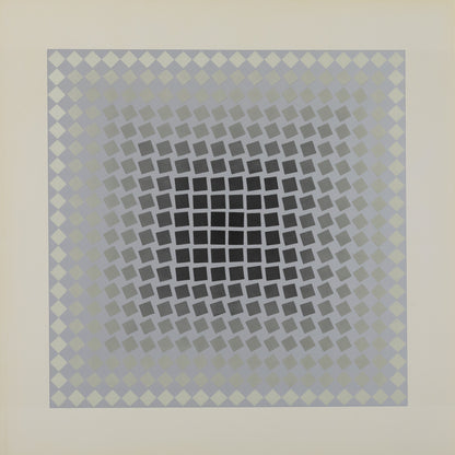 Victor VASARELY : CTA 106 ARG - Héliogravure
