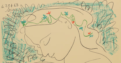 Pablo PICASSO : Maternité - Lithographie signée