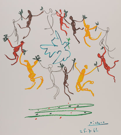 Pablo PICASSO : Ronde de la jeunesse - Lithographie signée
