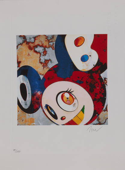 Takashi MURAKAMI : Gargle Glop Top - Digigraphie signée