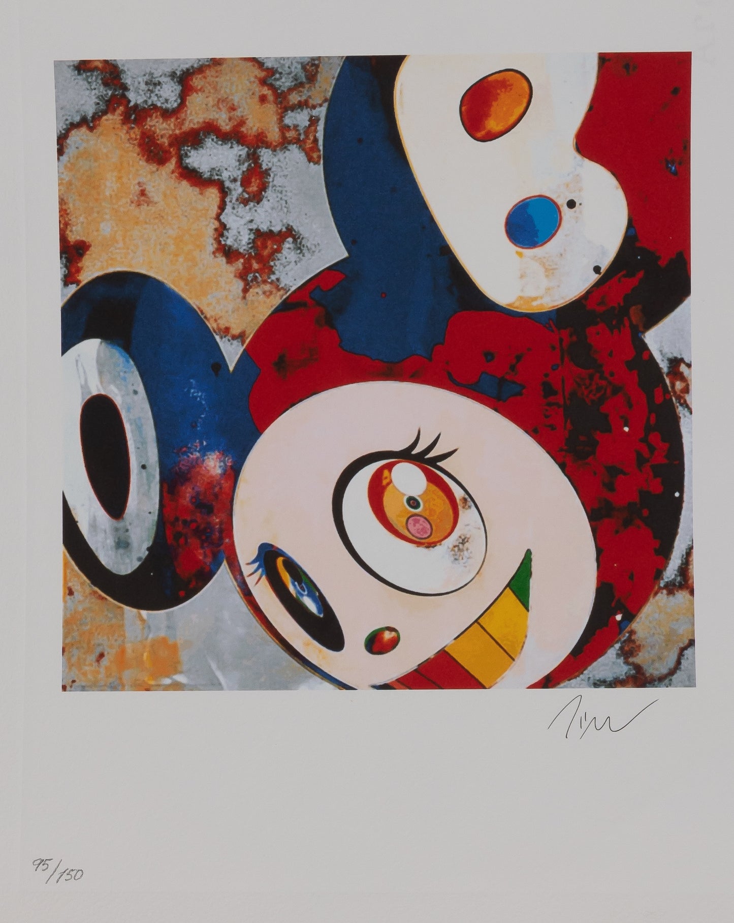 Takashi MURAKAMI : Gargle Glop Top - Digigraphie signée