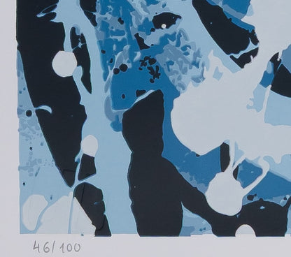 JONONE : Bleu Horizons - Sérigraphie originale signée
