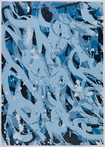 JONONE : Bleu Horizons - Sérigraphie originale signée