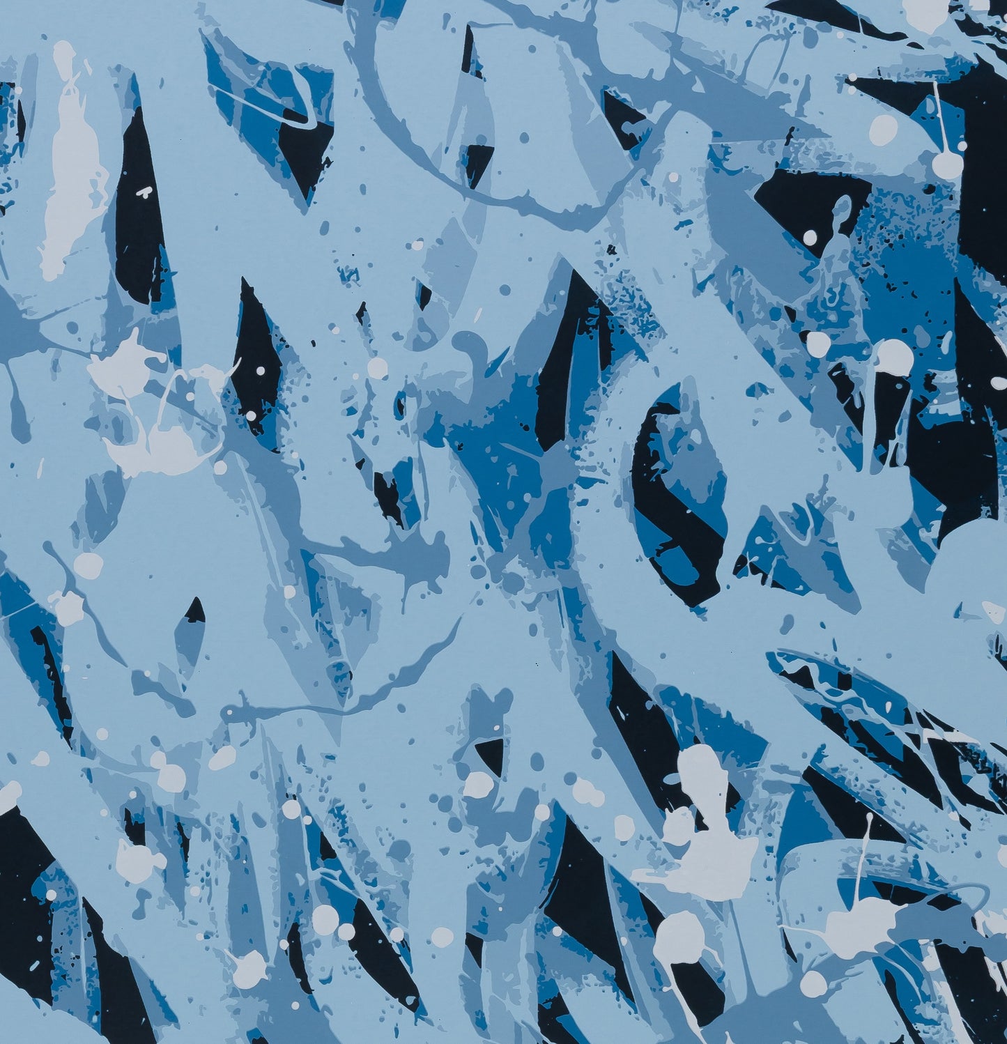 JONONE : Bleu Horizons - Sérigraphie originale signée