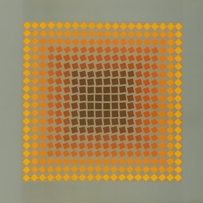 Victor VASARELY : CTA 105 - Héliogravure