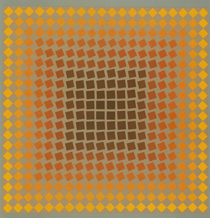 Victor VASARELY : CTA 105 - Héliogravure