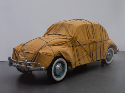 CHRISTO : Wrapped beetle - Affiche originale en couleurs
