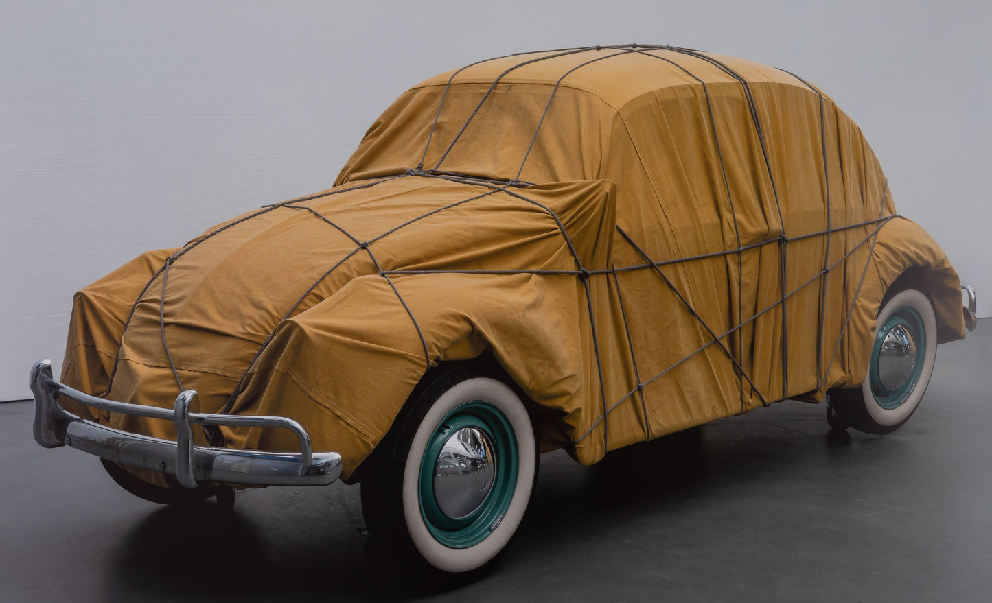 CHRISTO : Wrapped beetle - Affiche originale en couleurs