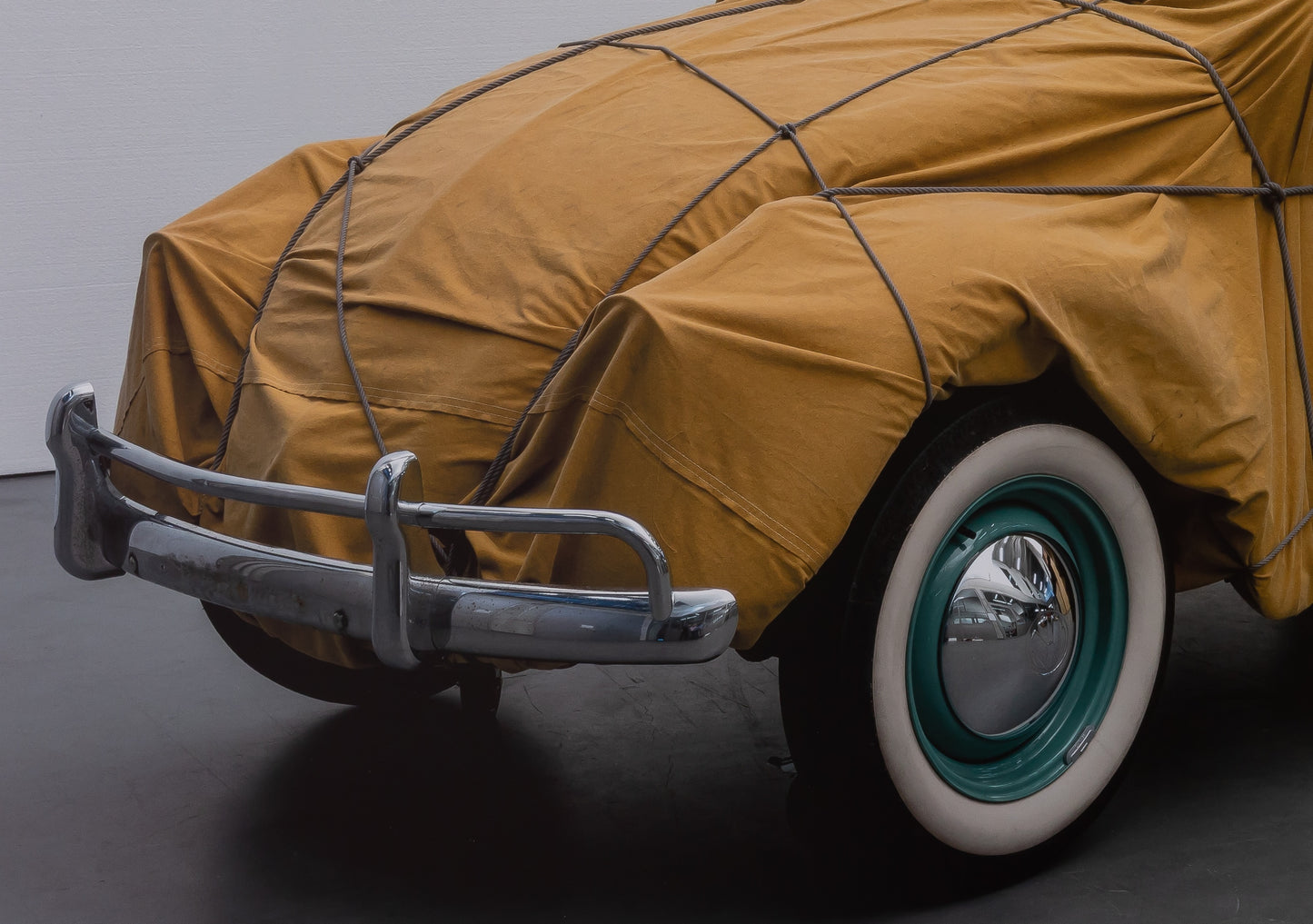 CHRISTO : Wrapped beetle - Affiche originale en couleurs