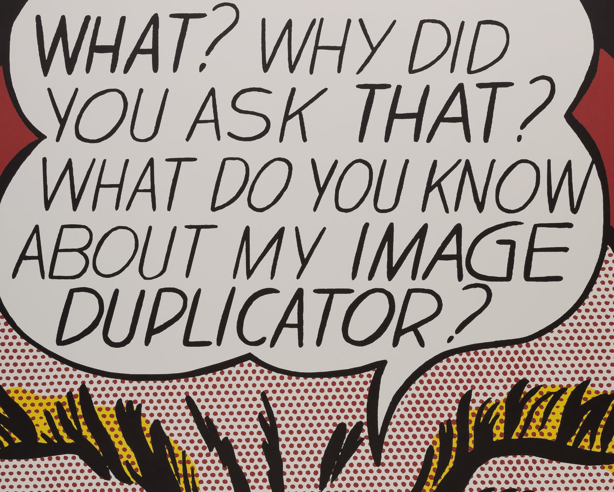 Roy LICHTENSTEIN :  Image Duplicator - Lithographie