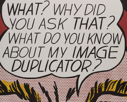 Roy LICHTENSTEIN :  Image Duplicator - Lithographie