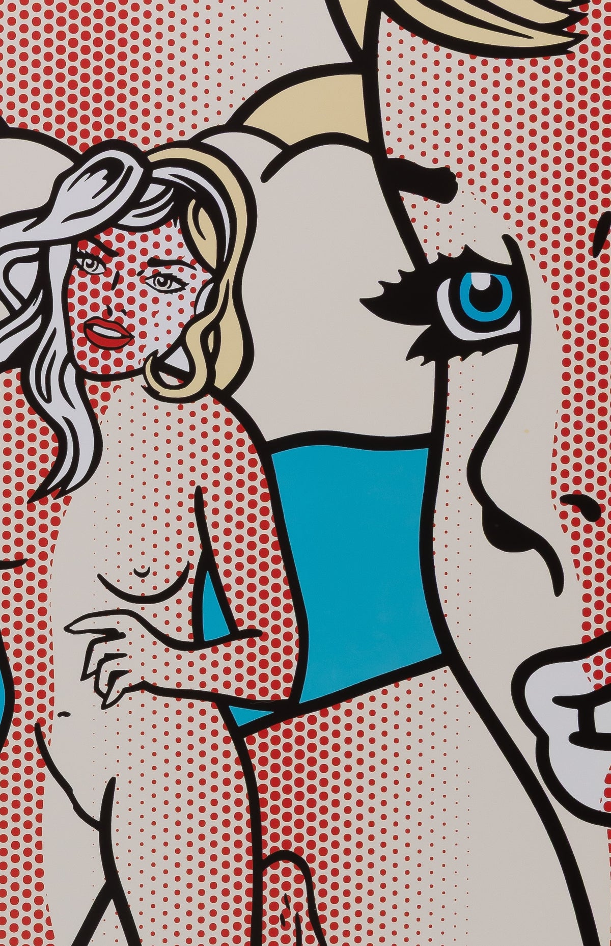 Roy LICHTENSTEIN : Nudes with beach ball - Lithographie