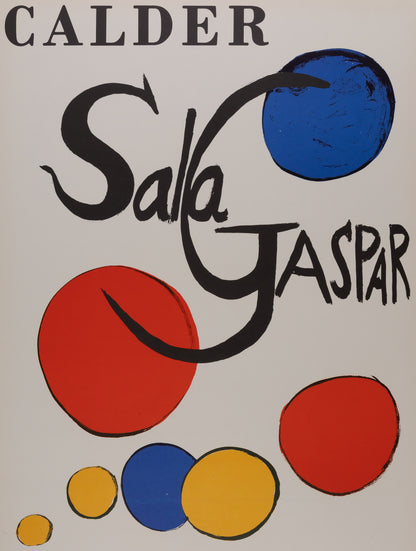 Alexander CALDER : Sala Gaspar - Lithographie originale