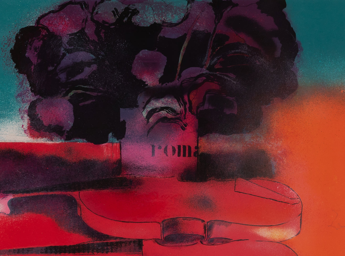 Paul GUIRAMAND : Le concerto - Lithographie originale signée