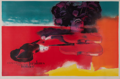 Paul GUIRAMAND : Le concerto - Lithographie originale signée
