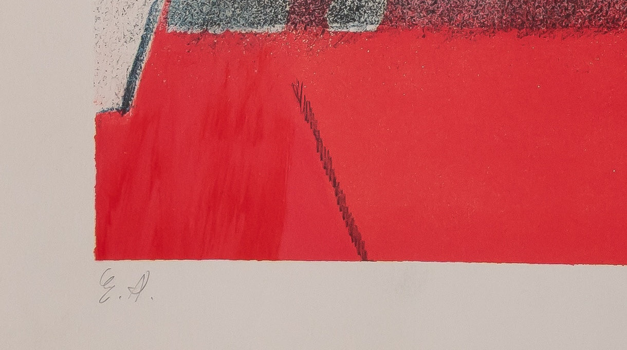 Paul GUIRAMAND : L'orchestre - Lithographie originale signée