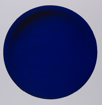 Yves KLEIN : Disque bleu (IKB 54) - Affiche originale en couleurs