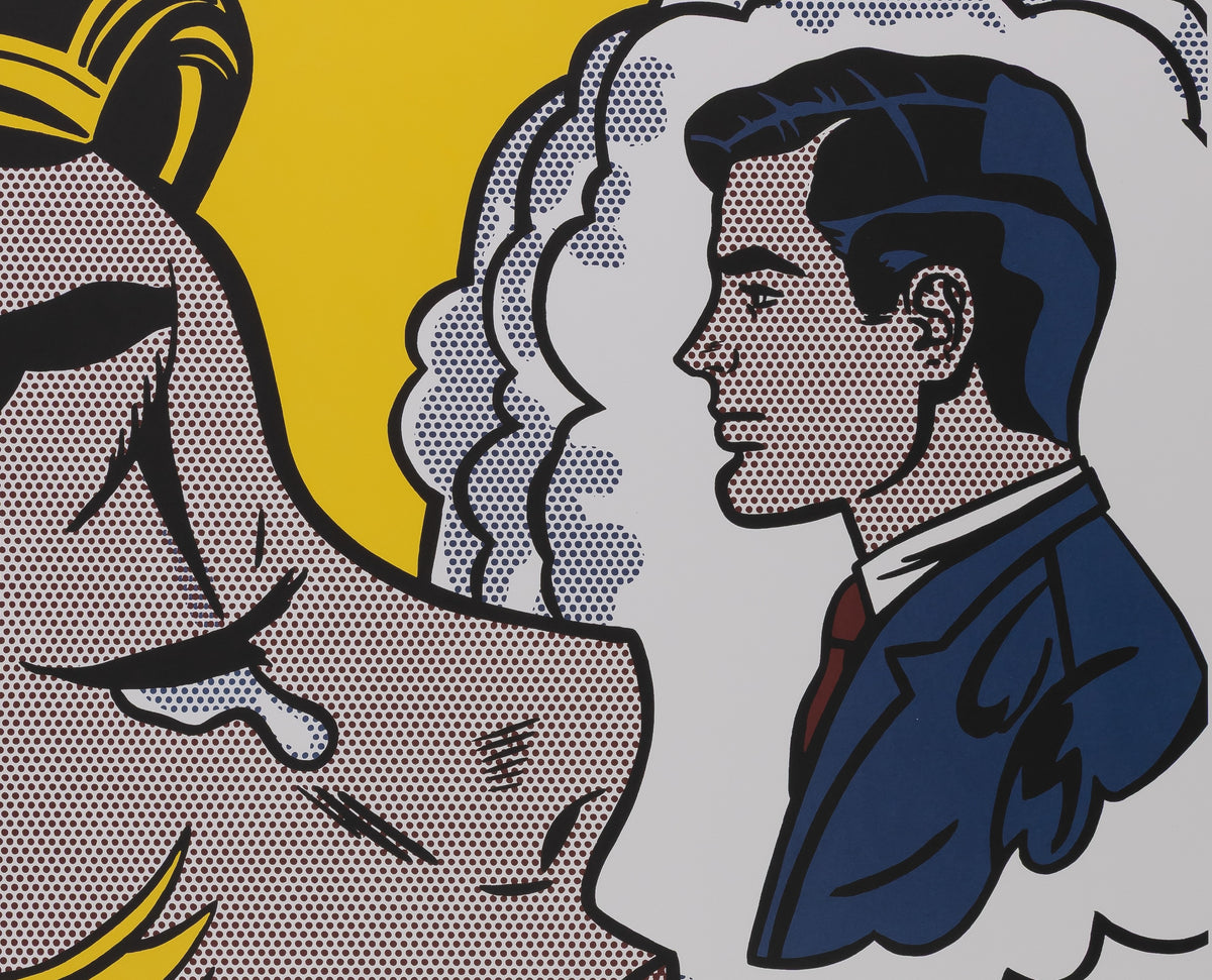 Roy LICHTENSTEIN : Thinking of him - Lithographie