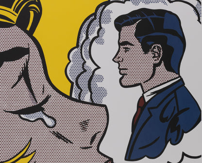 Roy LICHTENSTEIN : Thinking of him - Lithographie