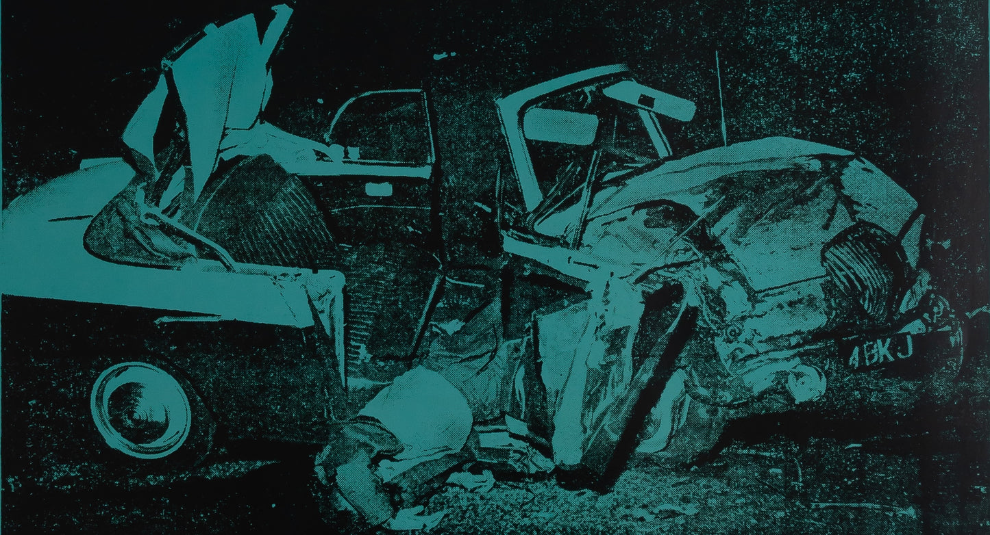 Andy WARHOL : Green disaster - Affiche originale en couleurs