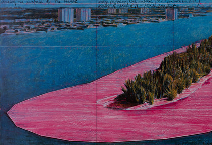 CHRISTO : Surrounded Islands - Affiche originale