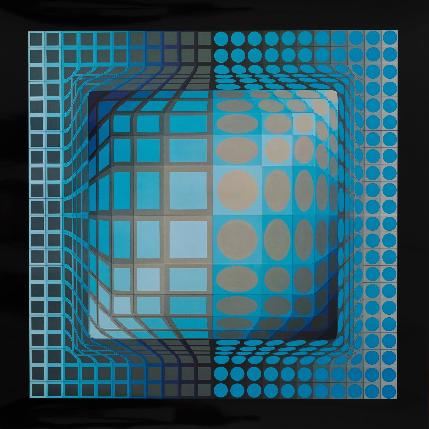 Victor VASARELY : KOSKA REV - Héliogravure