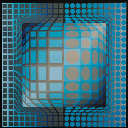 Victor VASARELY : KOSKA REV - Héliogravure