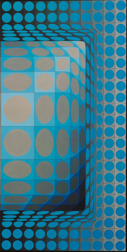 Victor VASARELY : KOSKA REV - Héliogravure