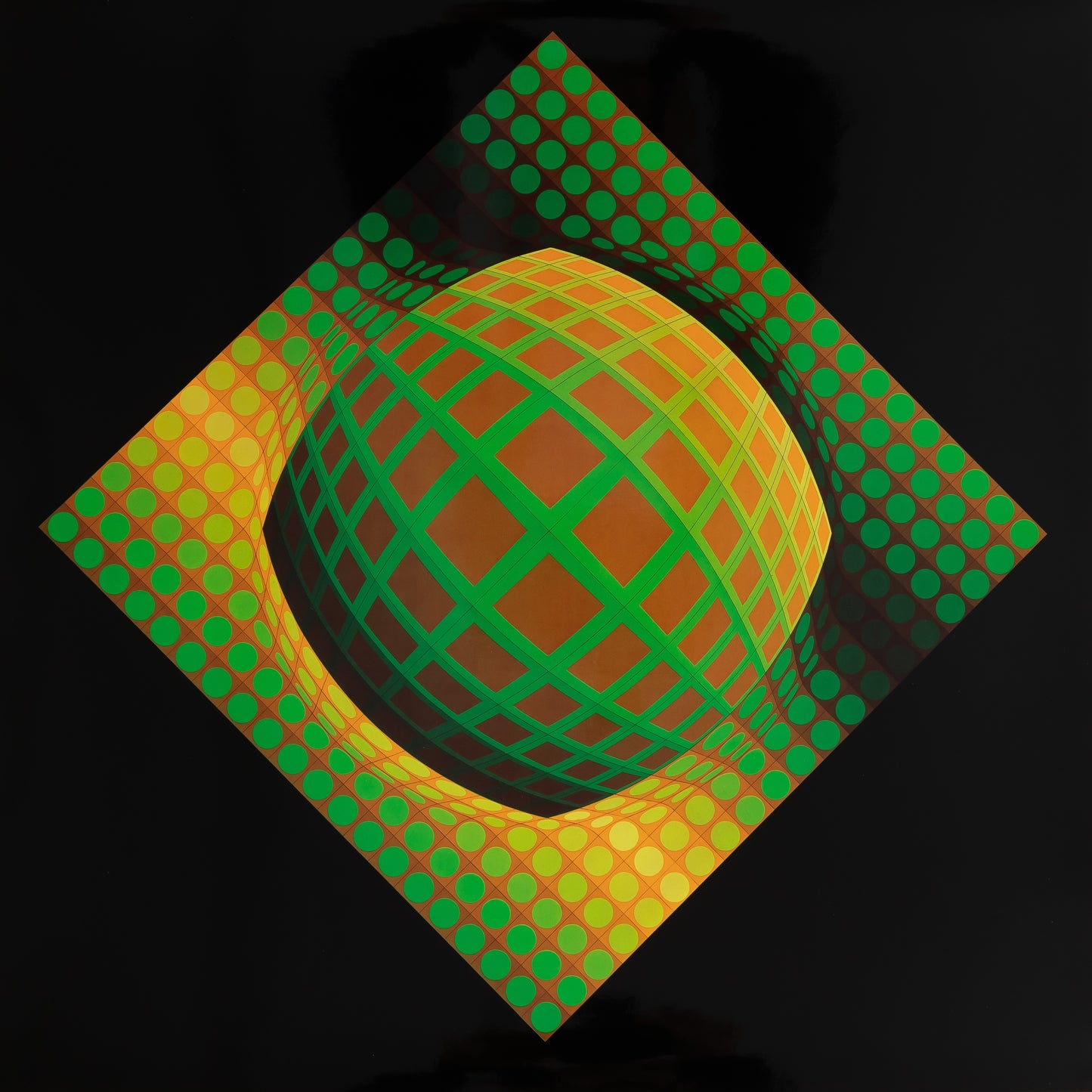 Victor VASARELY : VEGA ZETT 01 - Héliogravure