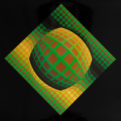 Victor VASARELY : VEGA ZETT 01 - Héliogravure