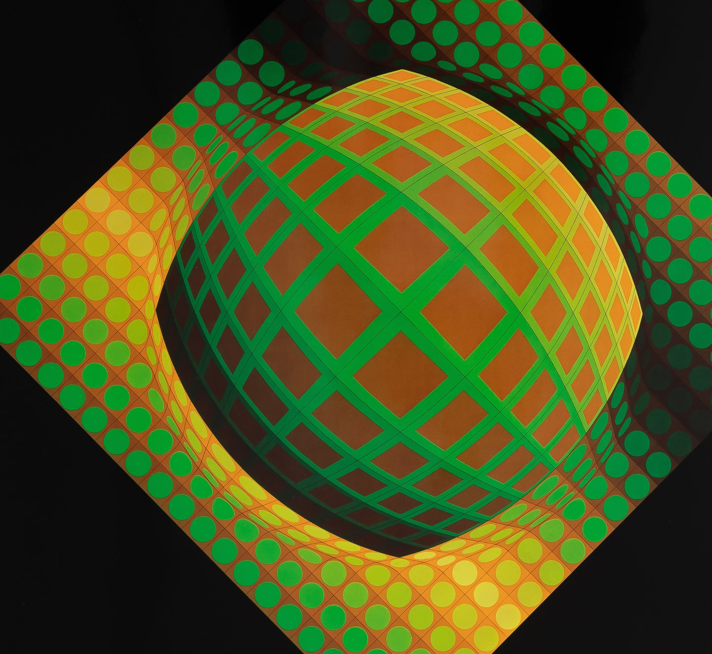 Victor VASARELY : VEGA ZETT 01 - Héliogravure