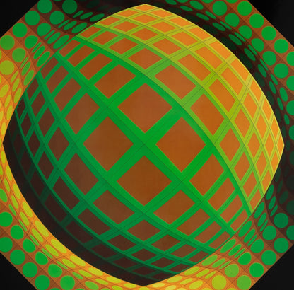 Victor VASARELY : VEGA ZETT 01 - Héliogravure